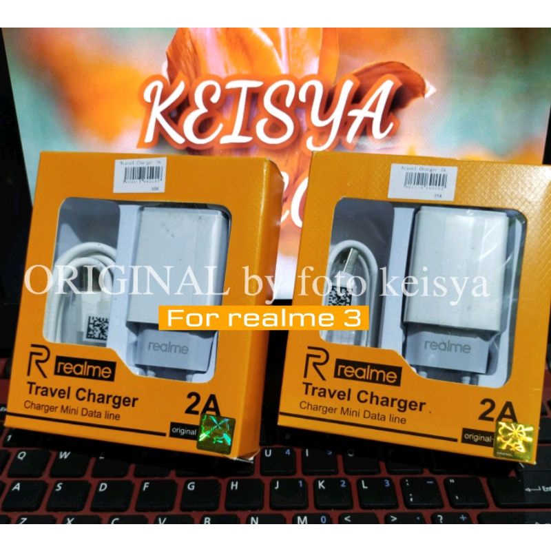 CHARGER 2A REALME 3 MICRO USB // TRAVEL CHARGER 2A REALME 3 // CARGER REALME 3
