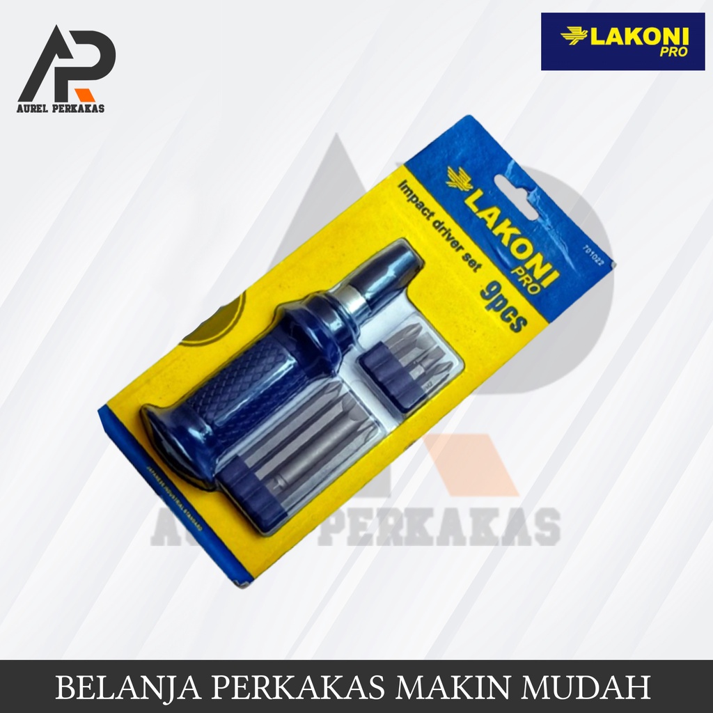 Obeng Ketok Set 9 Pcs Lakoni Pro