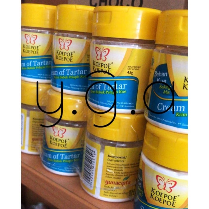 

Ds2011Z Cream Of Tartar Koepoe Koepoe Kupu Kupu 43Gr Xz20X1Z11