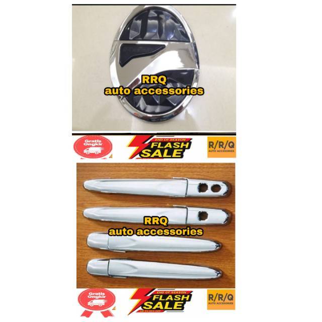 Handle tank cover rush 2018 crome handle rush smartkey tank cover rush crome hitam rush terbaru