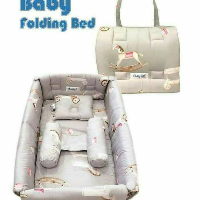 folding bed baby