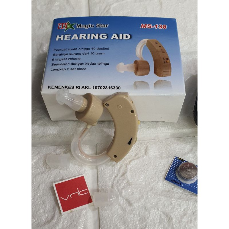 Alat bantu dengar/hearing aid/cyber sonic/Magic star ms 138