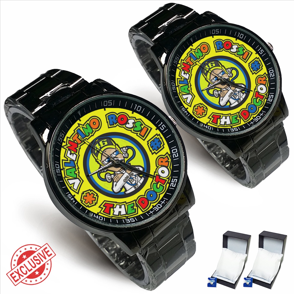 Jam Tangan Rantai Couple VALENTINO ROSSI 46 (Nice)