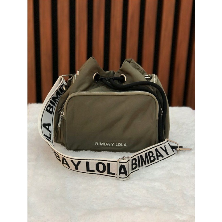 Bimba Y Lola Large Bark Bucket Bag