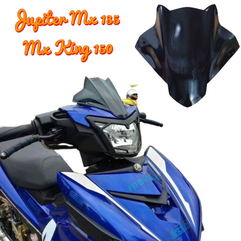 Visor Jupiter Mx New jupiter 135 Jupiter Mx King Batman Universal Bisa Semua Motor Free Double Tape 3M Pnp