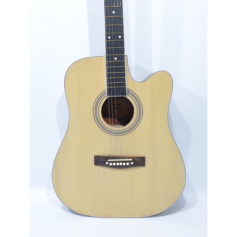 Gitar Akustik Merk Yamaha Tipe F1000 Natural Hitam Jumbo Sunkay Trusrod String Murah Jakarta Pemula