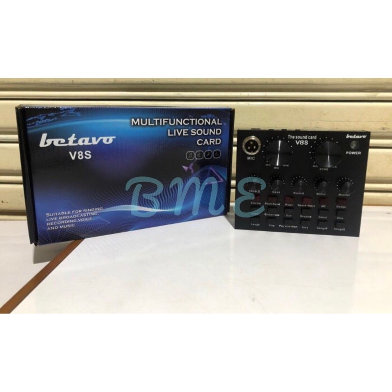 Soundcard BETAVO V8S V 8S Live Mixer USB Bluetooth