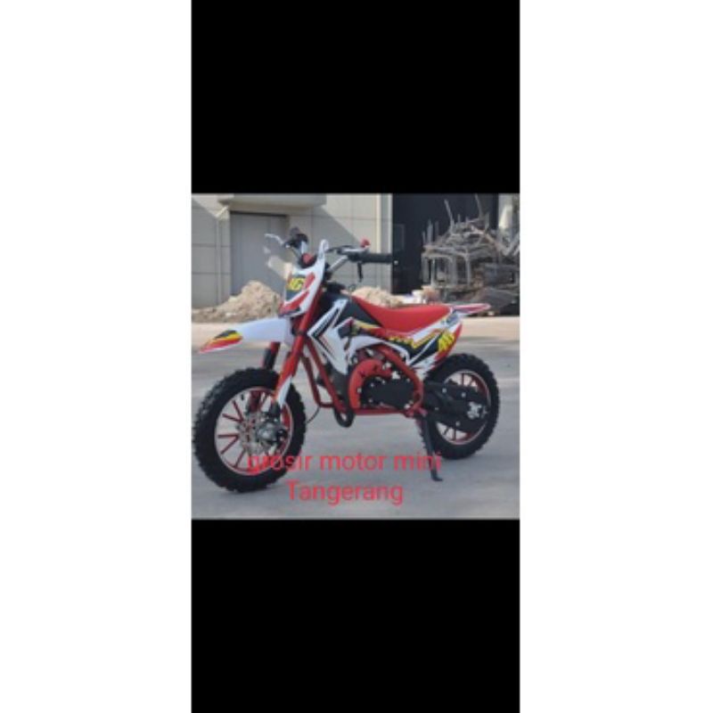 MOTOR MEDIUM  TRAIL T-REX  50CC MESIN 2TAK STANG STENLIS MODEL