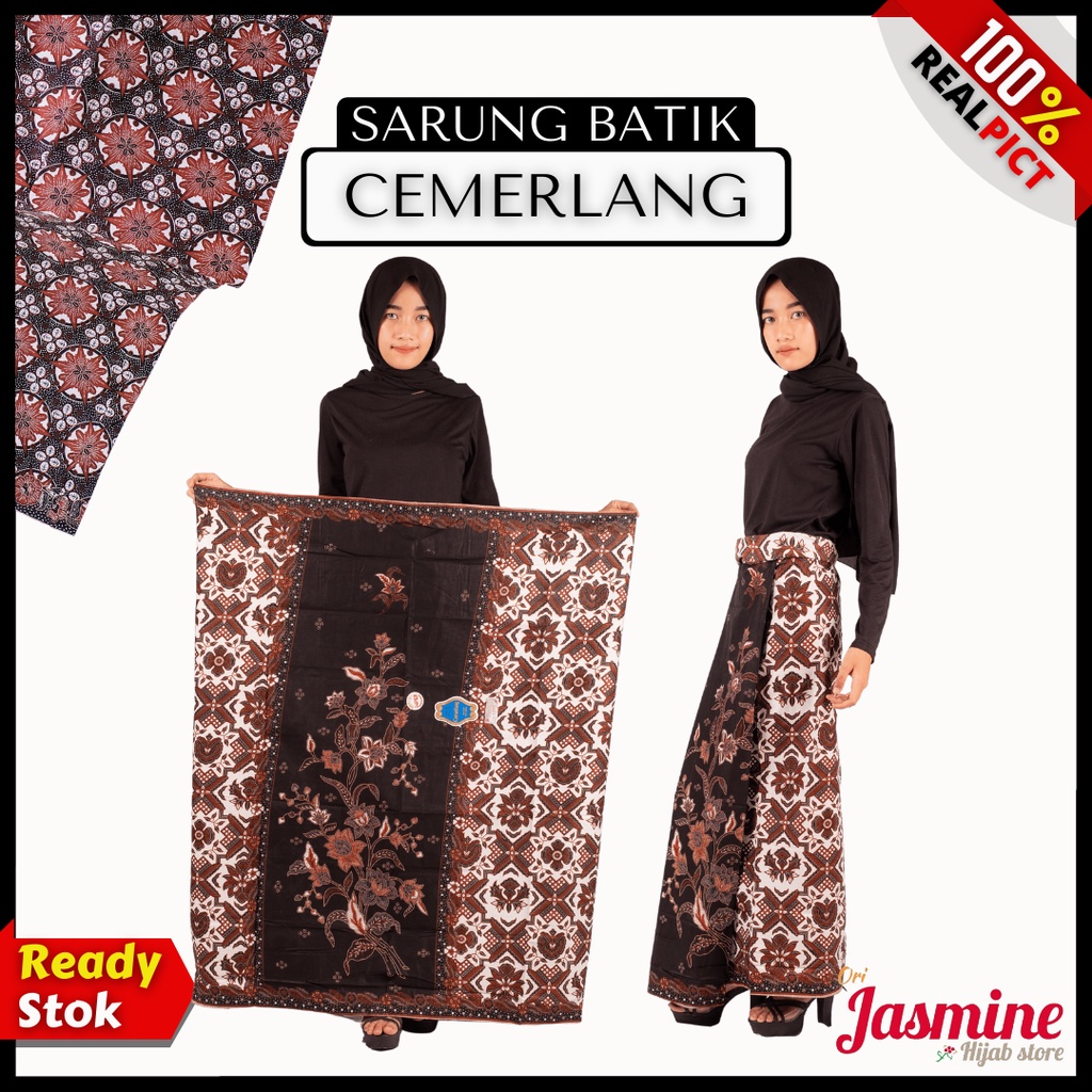 Sarung Kain Sarung Batik Wanita Melahirkan Cemerlang Cap Cent