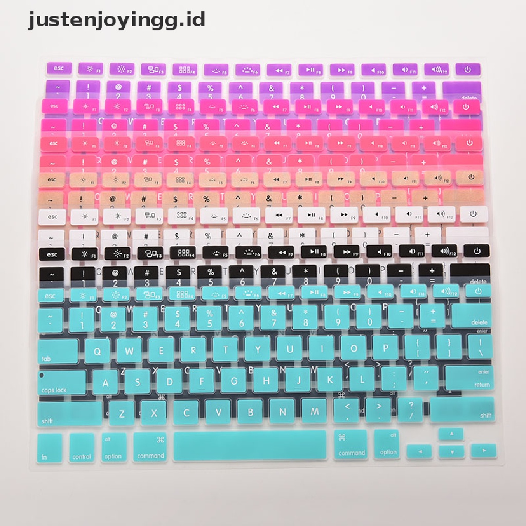 Case Keyboard Bahan Silikon Untuk Macbook Air Pro 13 15 17 Inch