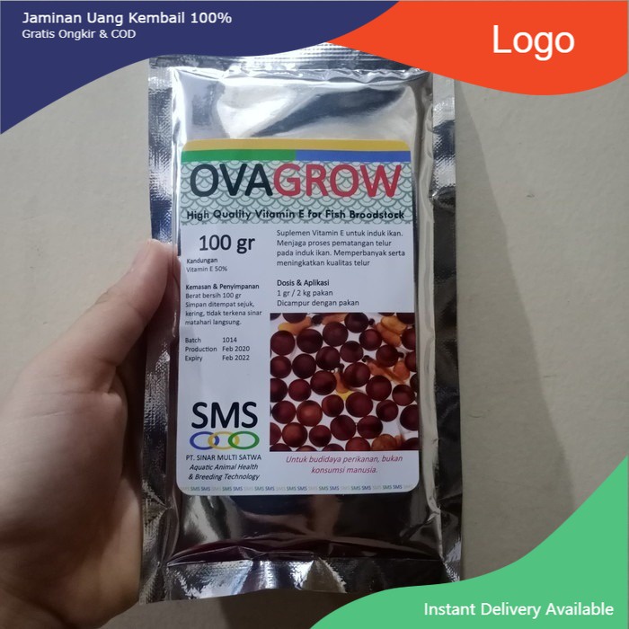 VITAMIN IKAN VITAMIN E BUAT INDUKAN IKAN PENYUBUR TELUR OVAGROW