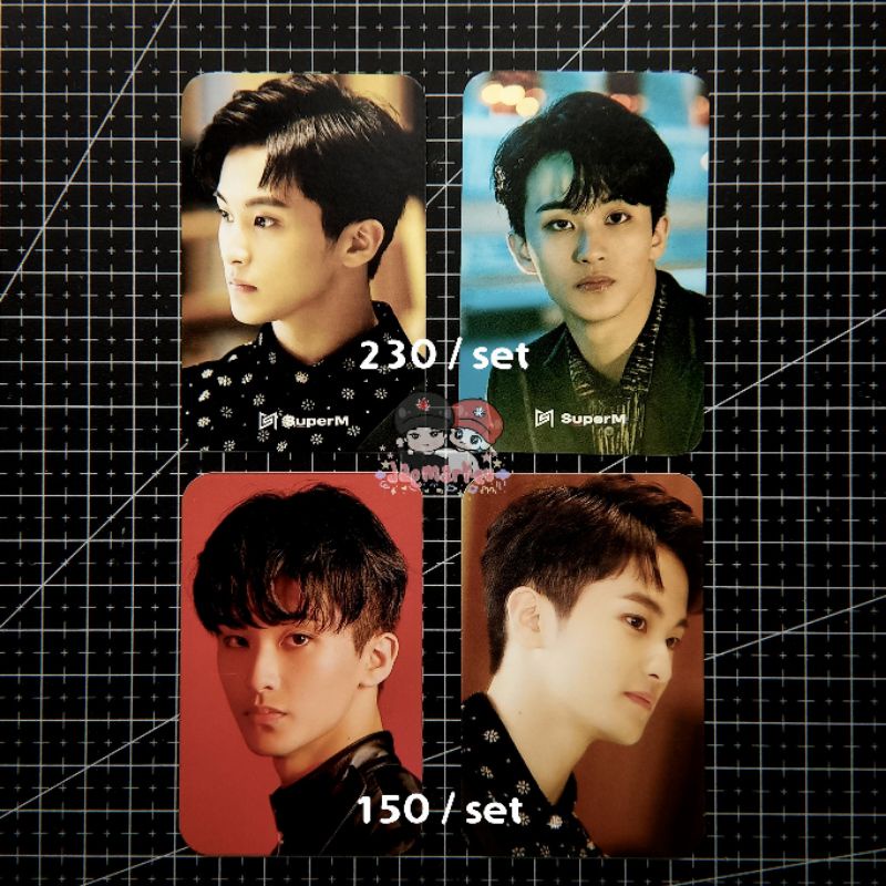 Photocard Mark superm tour set 2019 us ver