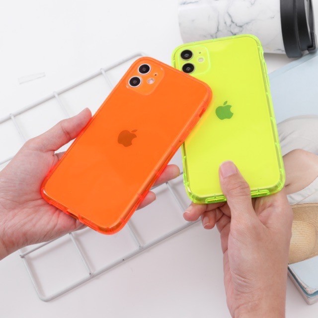 NEON FULL COVER CASE iPhone 7 Plus / Case iPhone 11 Pro Max / Case iPhone X / Case iPhone XR / SE