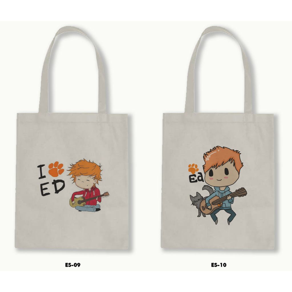 TOTE BAG BLACU - ED SHEERAN .01