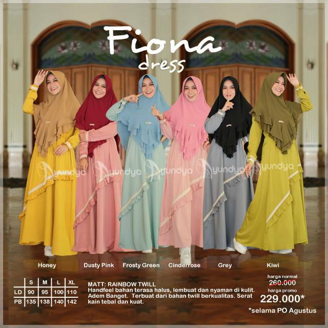 Fiona Dress by ayundya hijab