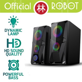 Robot RS200 E-Sports Gaming Speaker 3.5mm AUX With 2 Channel Stereo