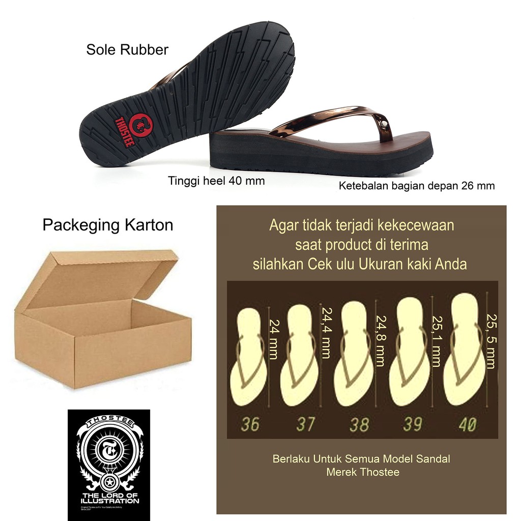 Sandal Jepit Wedges Wanita Thostee Manohara pusatmode1234