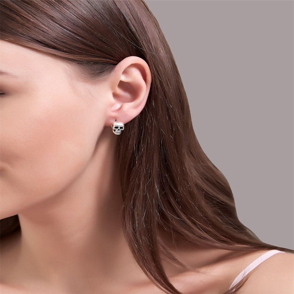 Lily Stud Earring Festival Perhiasan Hadiah Tindik Tembaga Halloween