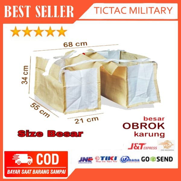 TSK        Anjay RPM tas motor karung ronjot plastik obrok rengkek kurir kirim