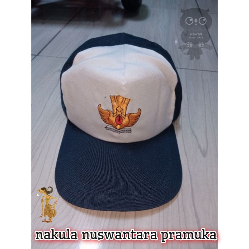 TOPI SMP , BIRU PUTIH DAN BIRU SEMUA BORDIR TUT WURI