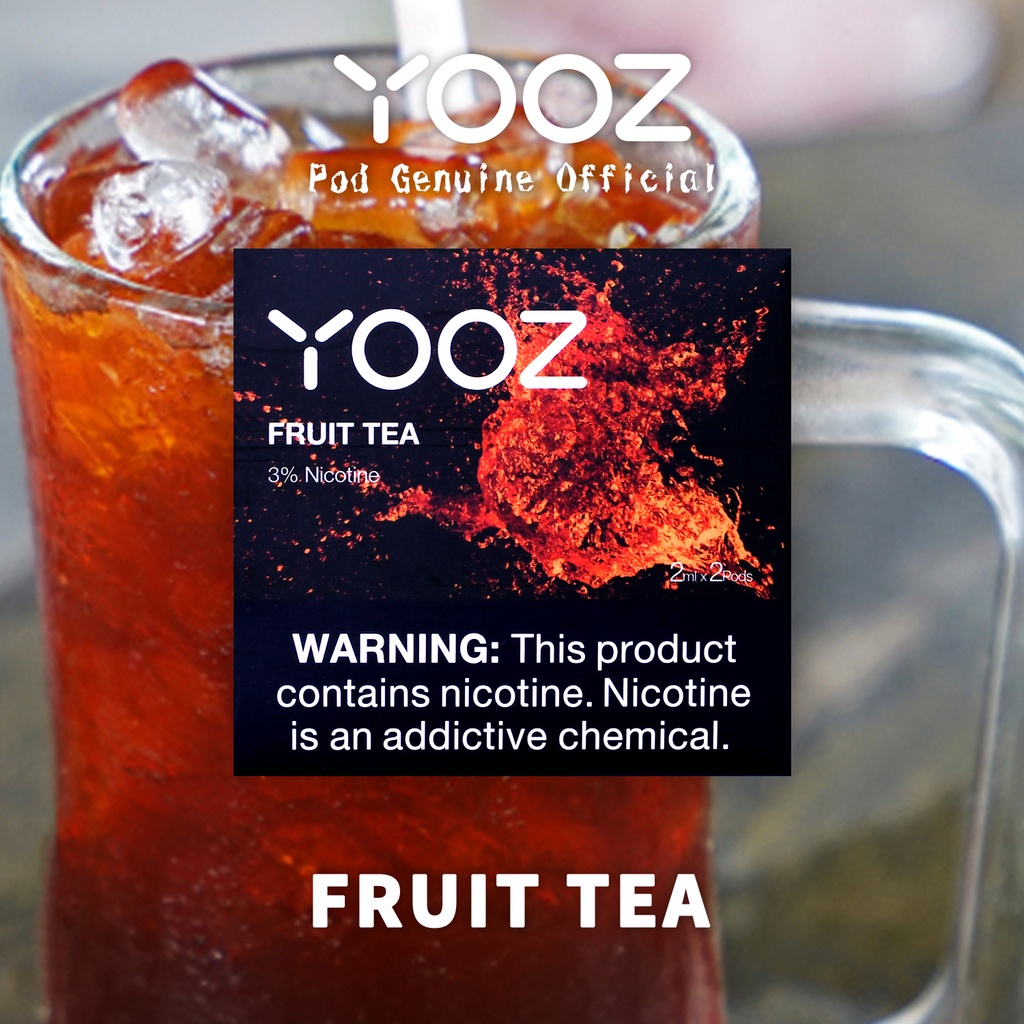 【YOOZ】 Fruit Tea flavor 2 pods cold  Vaporizer