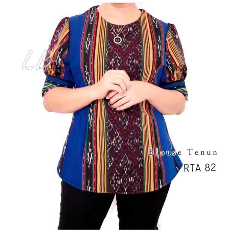 Atasan tenun/blus tenun motif NTT