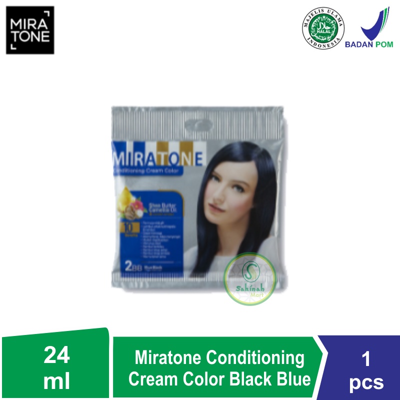 Miratone Conditioning Color Cream 16gr + 24 ml - Semir Rambut