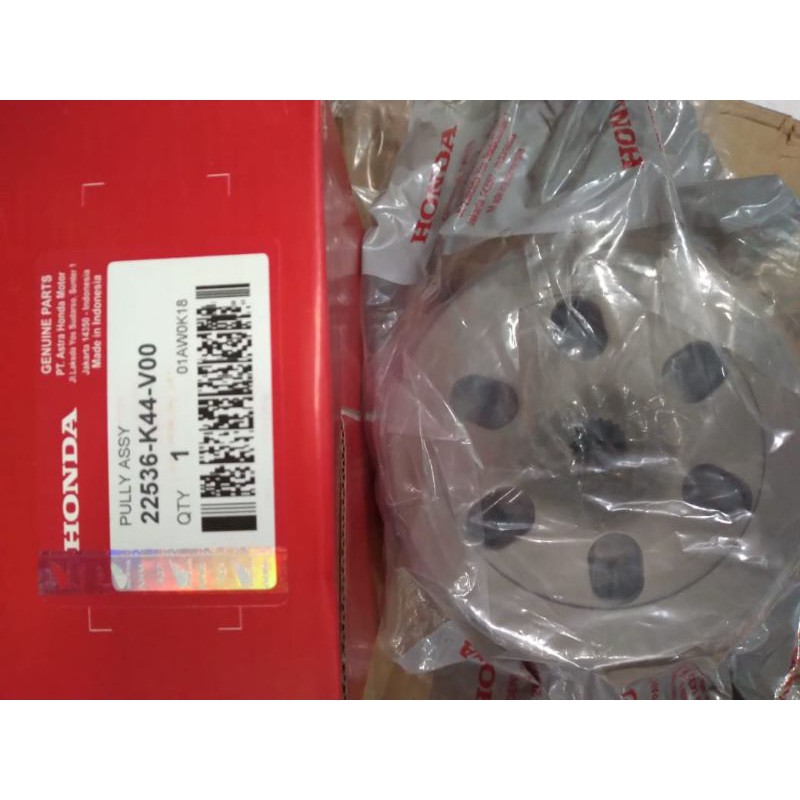 PULLY PULLEY ASSY BEAT POP FI ESP 2015 SCOOPY FI 2016 BEAT STREET