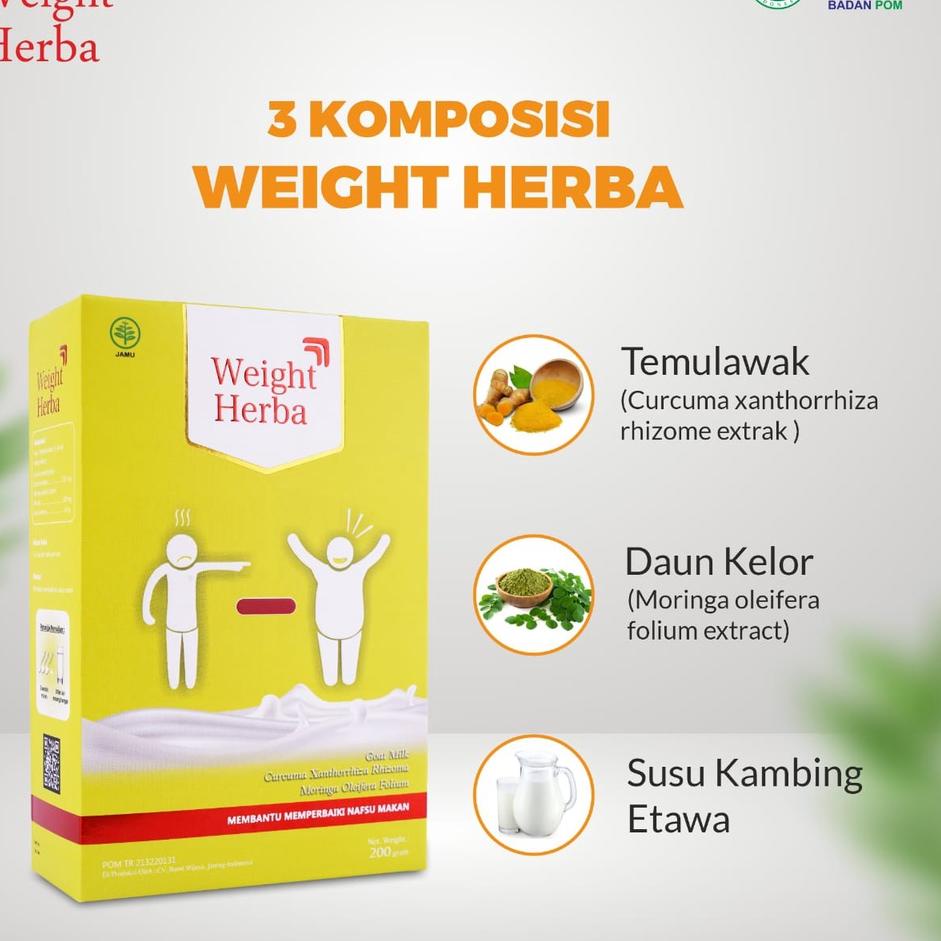 

Baru - Seller Weight Herba - Susu Etawa Penambah Berat Badan Dan Kesehatan Pencernaan Tanpa Olahraga