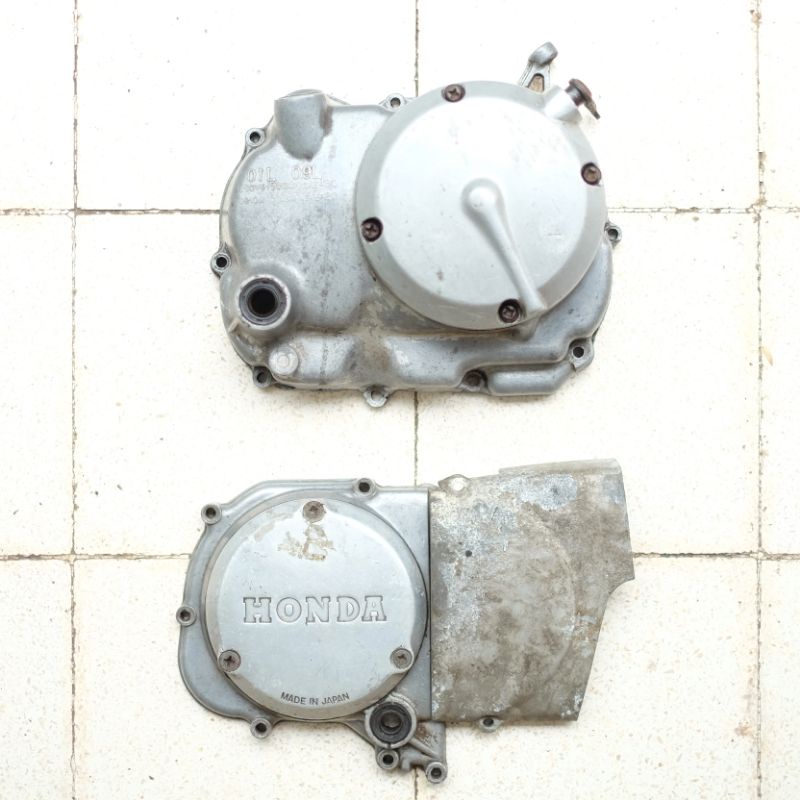 bak mesin kopling magnit magnet dinamo kanan kiri tutup gir honda s90 castrol 1966 1967 66 67 origin