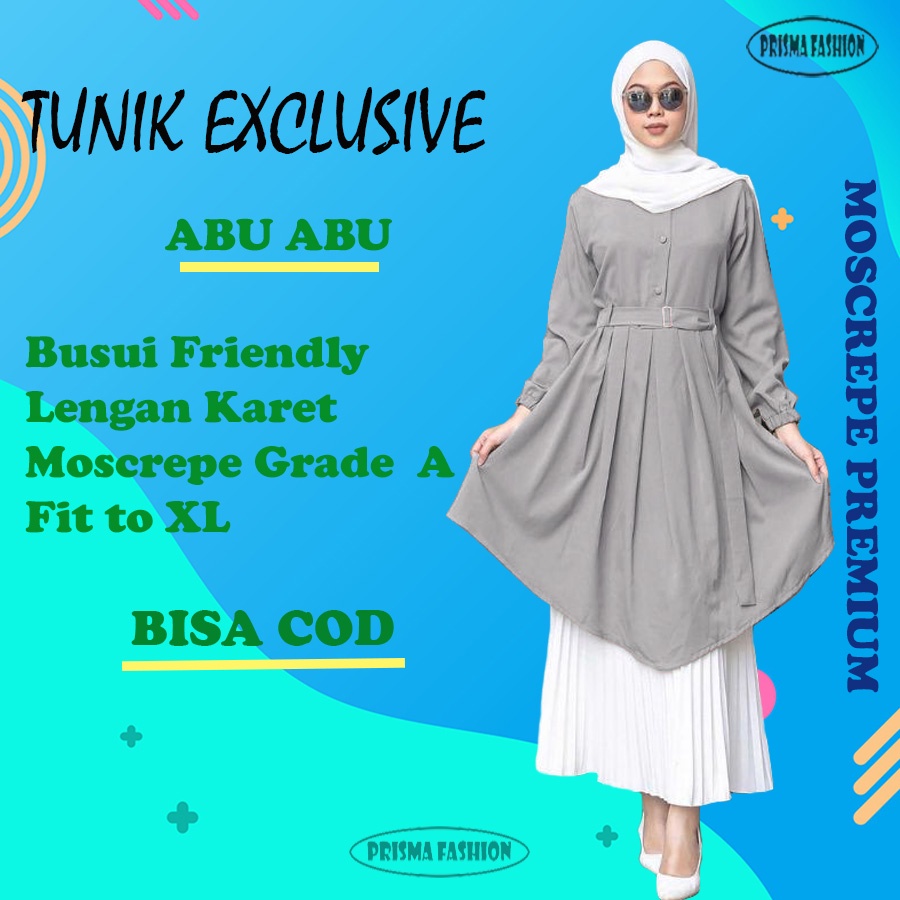 NEDA TUNIK MOSCREPE / ZUVIA TUNIK / DZUVIA TUNIK