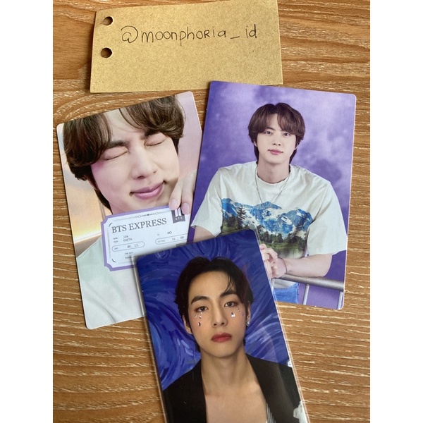BTS Photocard Pc MOTS Clue Taehyung V Sowoozoo Jin