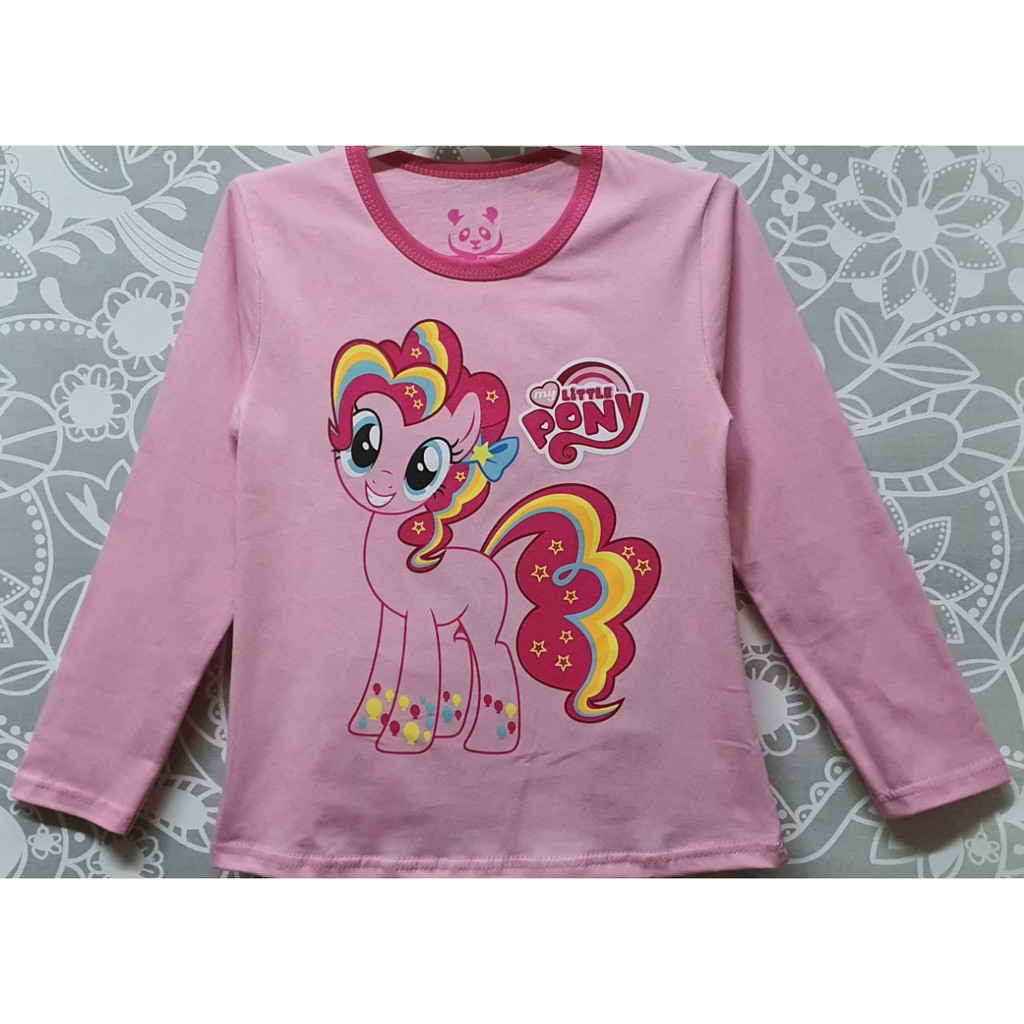 RKA - KLGCe Kaos Lengan Panjang Anak Karakter Pony Pinkie Pie Pink
