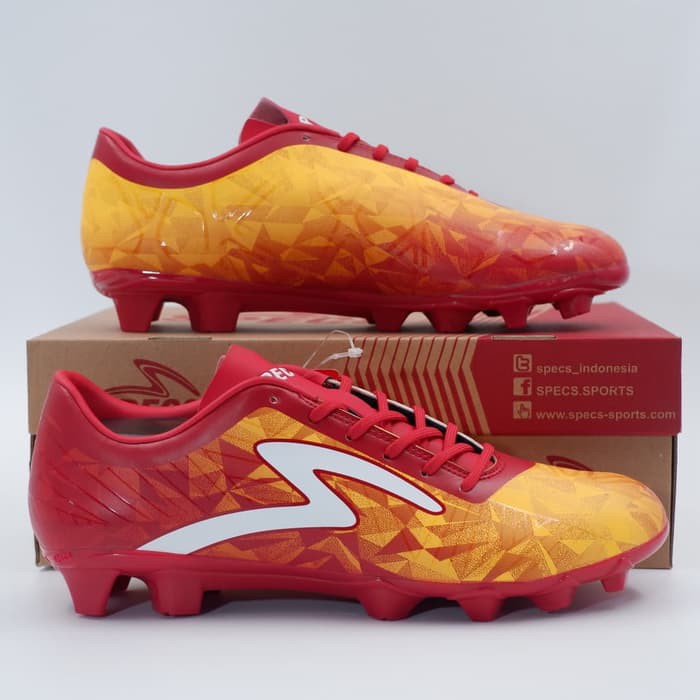 Sepatu Bola Specs Swervo Dynamite FG Maroon White