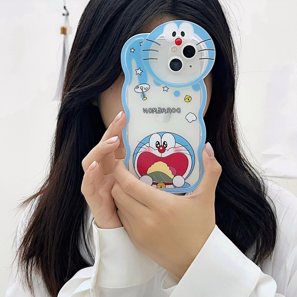 Soft Case Transparan Motif Doraemon Untuk Iphone 13promax / X / 12 / 11 / XSMAX