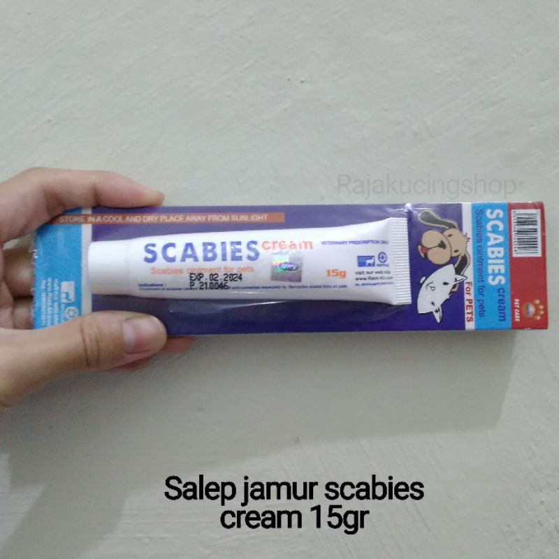 Salep scabies cream kucing anjing kelinci