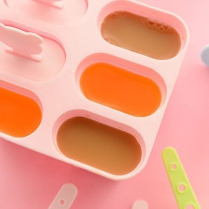 

Cetakan Es Krim Stik Cetakan Ice Cream Stick 6in1 Jelly Pudding Es Lolipop Cetakan Es