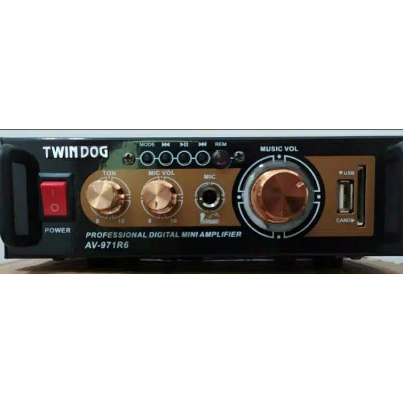 Twindog  , TD , 971R6 USB , Twin Dog , Ampli, Amply, Amplifier Remote