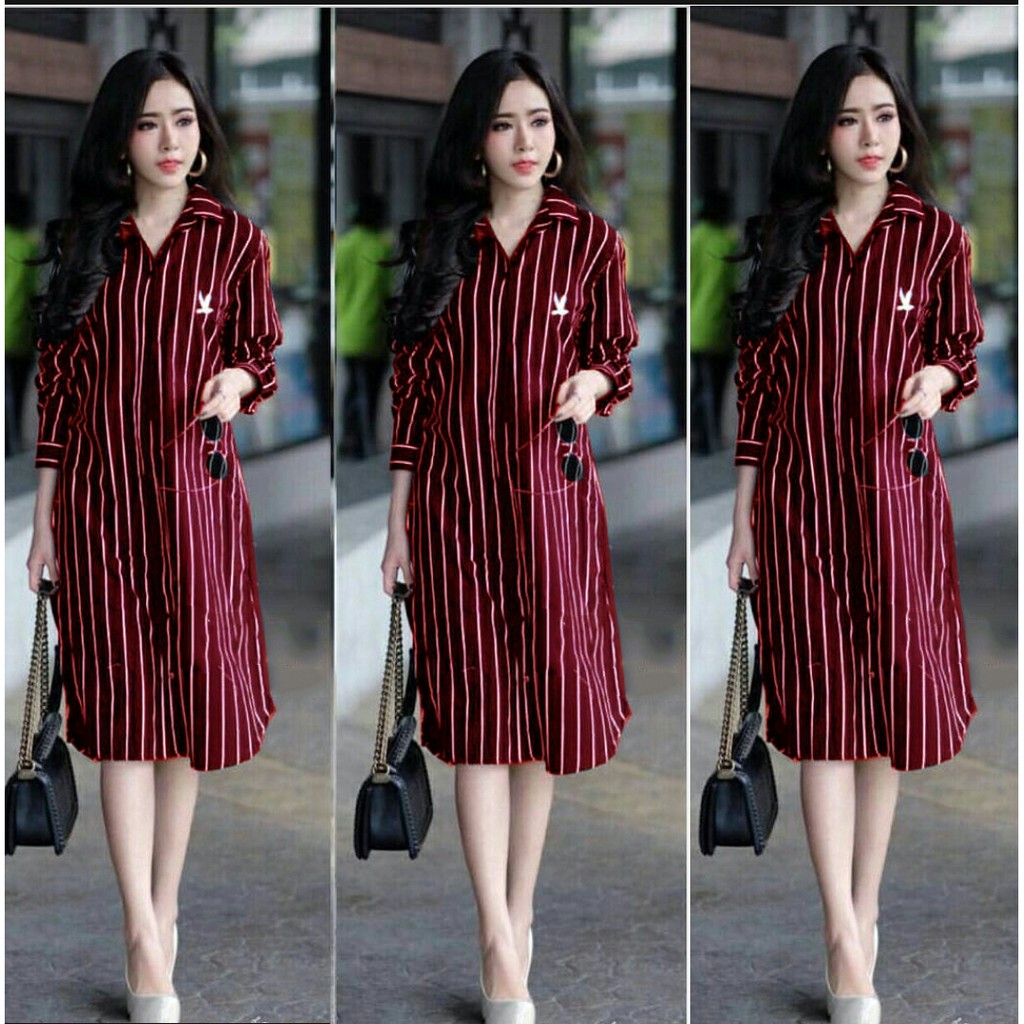 FWG - TUNIK STRIPE PB / TUNIK WANITA SALUR / TUNIK / DRESS TUNIK / PAKAIAN TUNIK WANITA