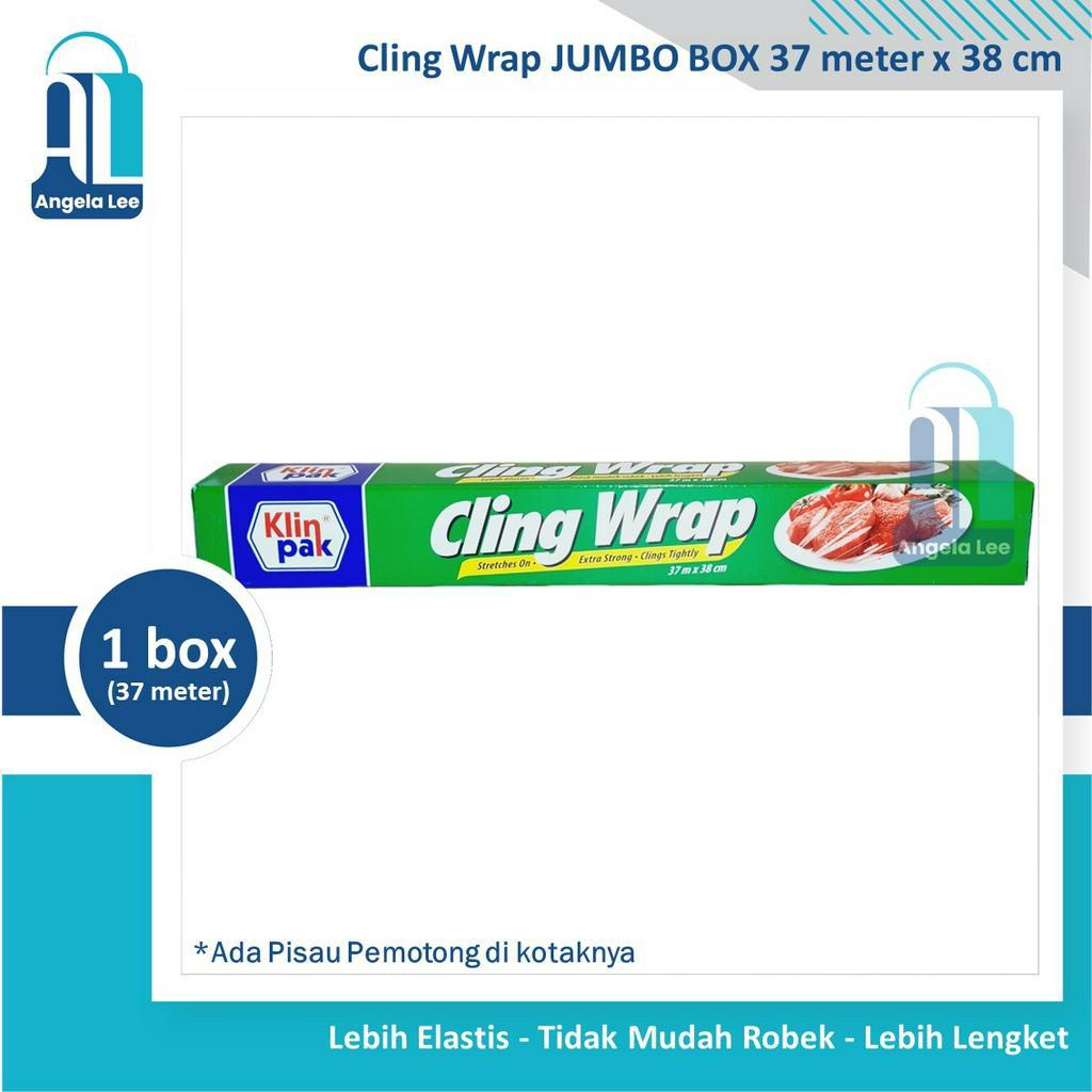 Klinpak Cling Wrap Jumbo Box 37m x 38cm - Plastik Wrapping makanan