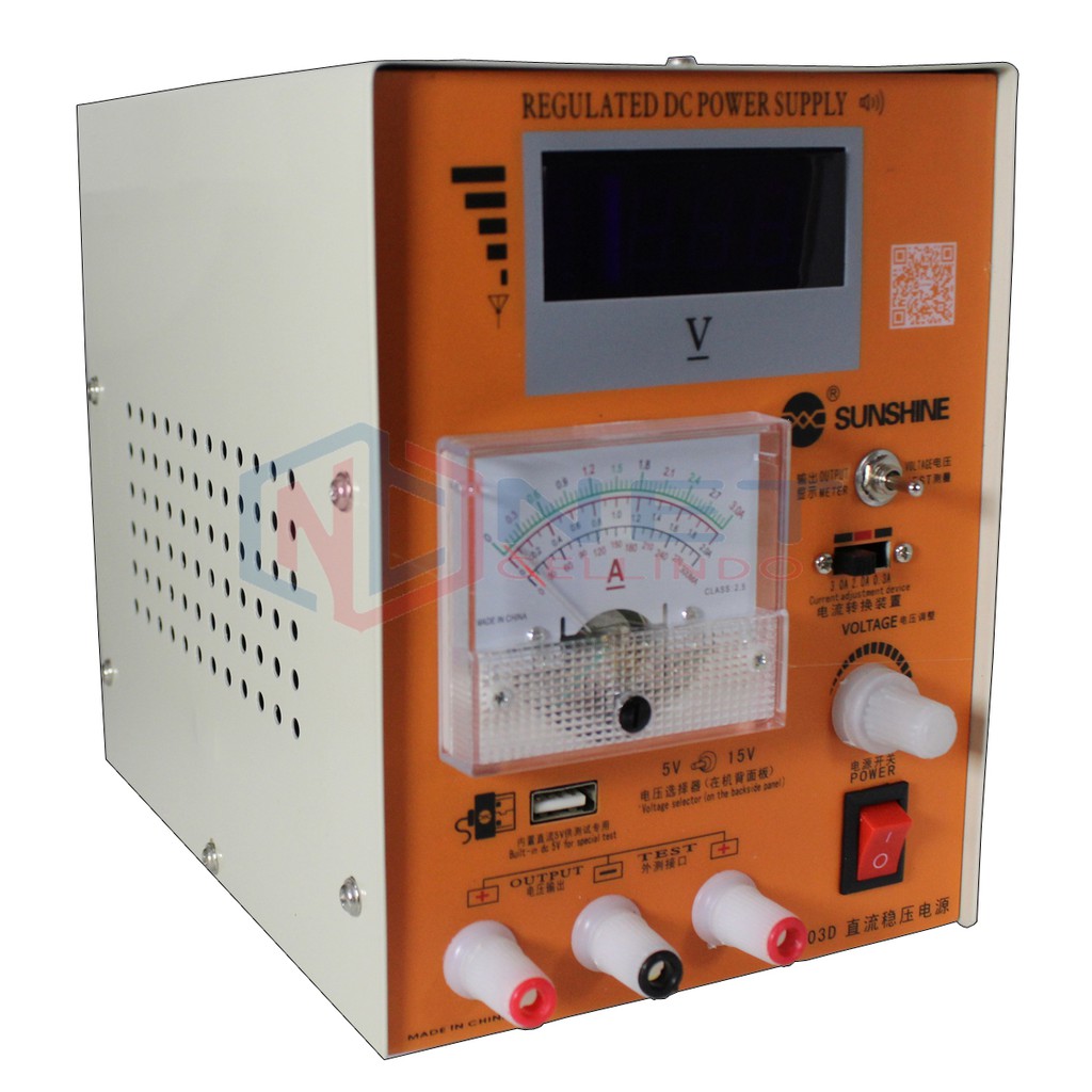 POWER SUPPLY DIGITAL SUNSHINE P-1503D / POWER SUPLLY SUNSHINE P-1503D