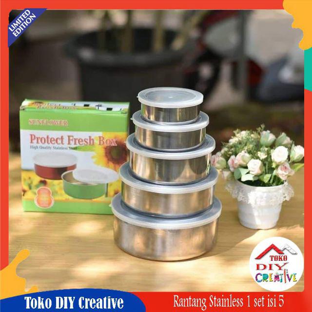 Rantang Stainless 1 Set Isi 5 V620