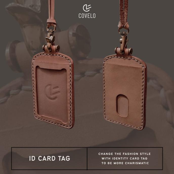 

Id Card Tag - Card Holder Kulit Asli Natural Vachetta Terlaris