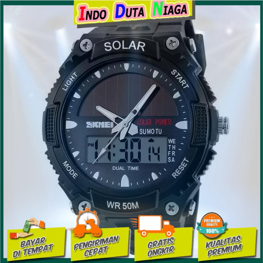 IDN - SKMEI Jam Tangan Solar Digital Analog Pria - AD1049E