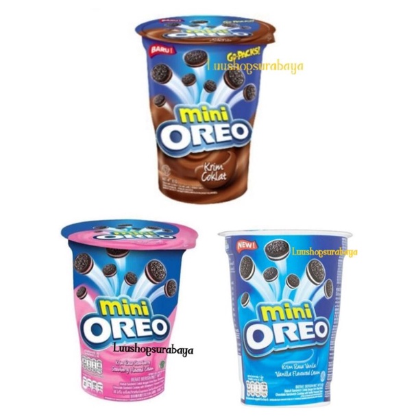 

OREO MINI CUP SNACK BISKUIT MINI 62gr