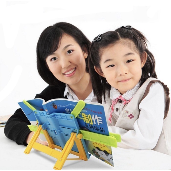 Penyangga Buku BookStand Holder Pegangan Ipad Anak Sandaran Buku Ipad