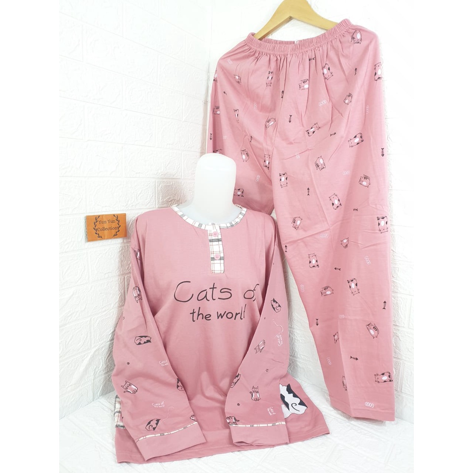 baju tidur wanita tessa PP import bahan adem dan tebal 302-4