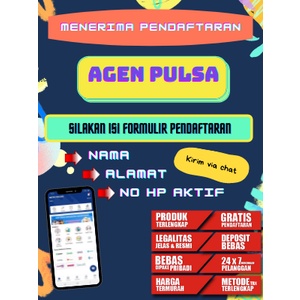 JASA PENDAFTARAN AGEN PULSA,PAKET DATA & PPOB