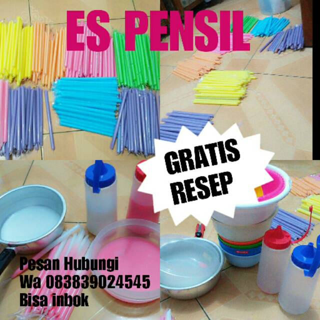 

Terlaris !!! Paket Usaha Es pensil