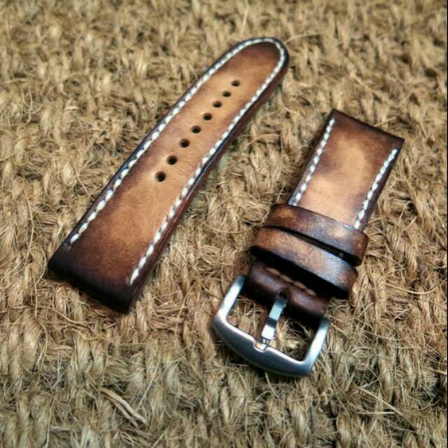 Tali jam tangan handmade kulit 28mm Seven Fridy